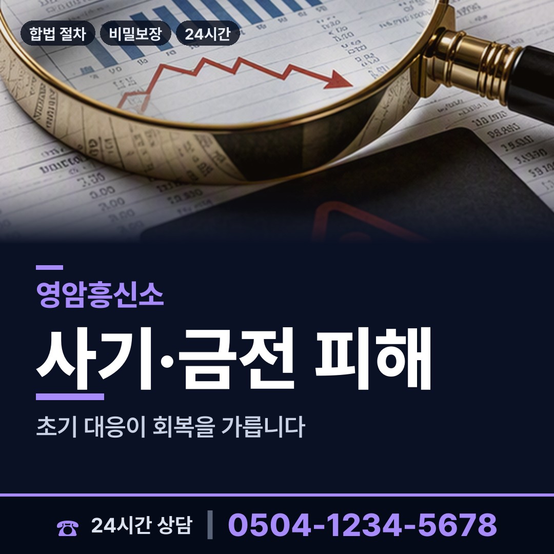 영암 학산면 중고거래사기 상담 안내